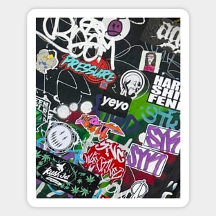 Street Art Colors NYC Graffiti Tag Magnet